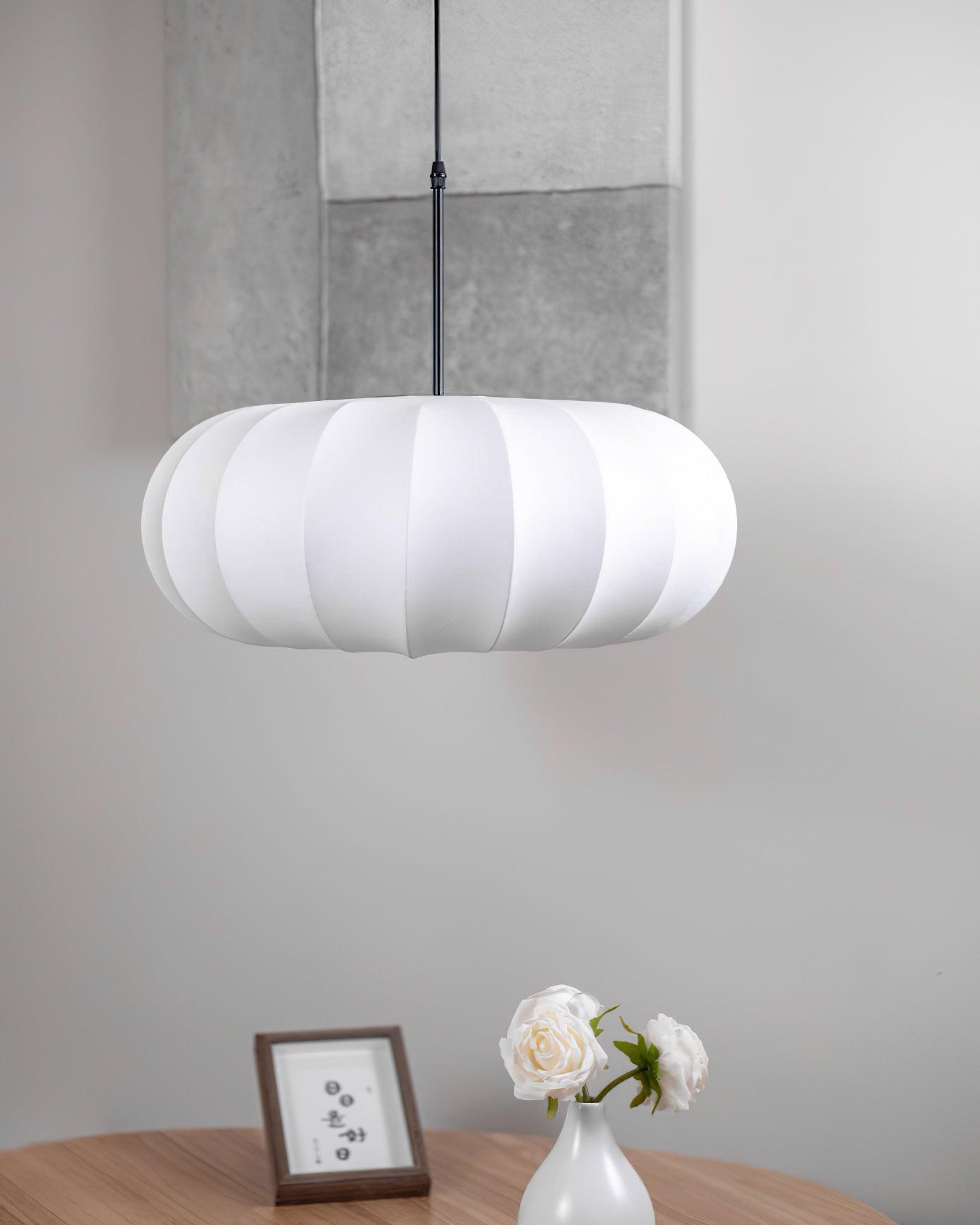 Pendant Light Fabric Minimalist Japanese Style