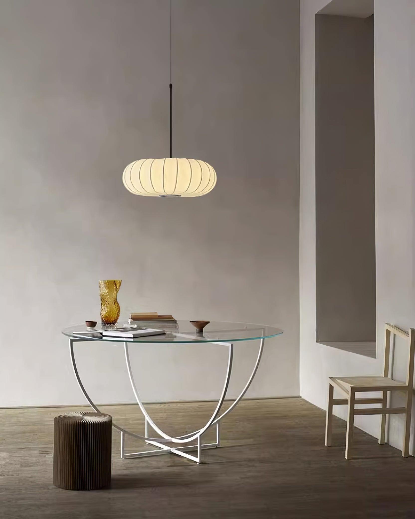 Pendant Light Fabric Minimalist Japanese Style