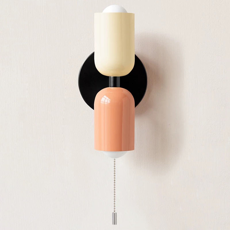 Wall Light Modern Dual Glass Sconce Fixture