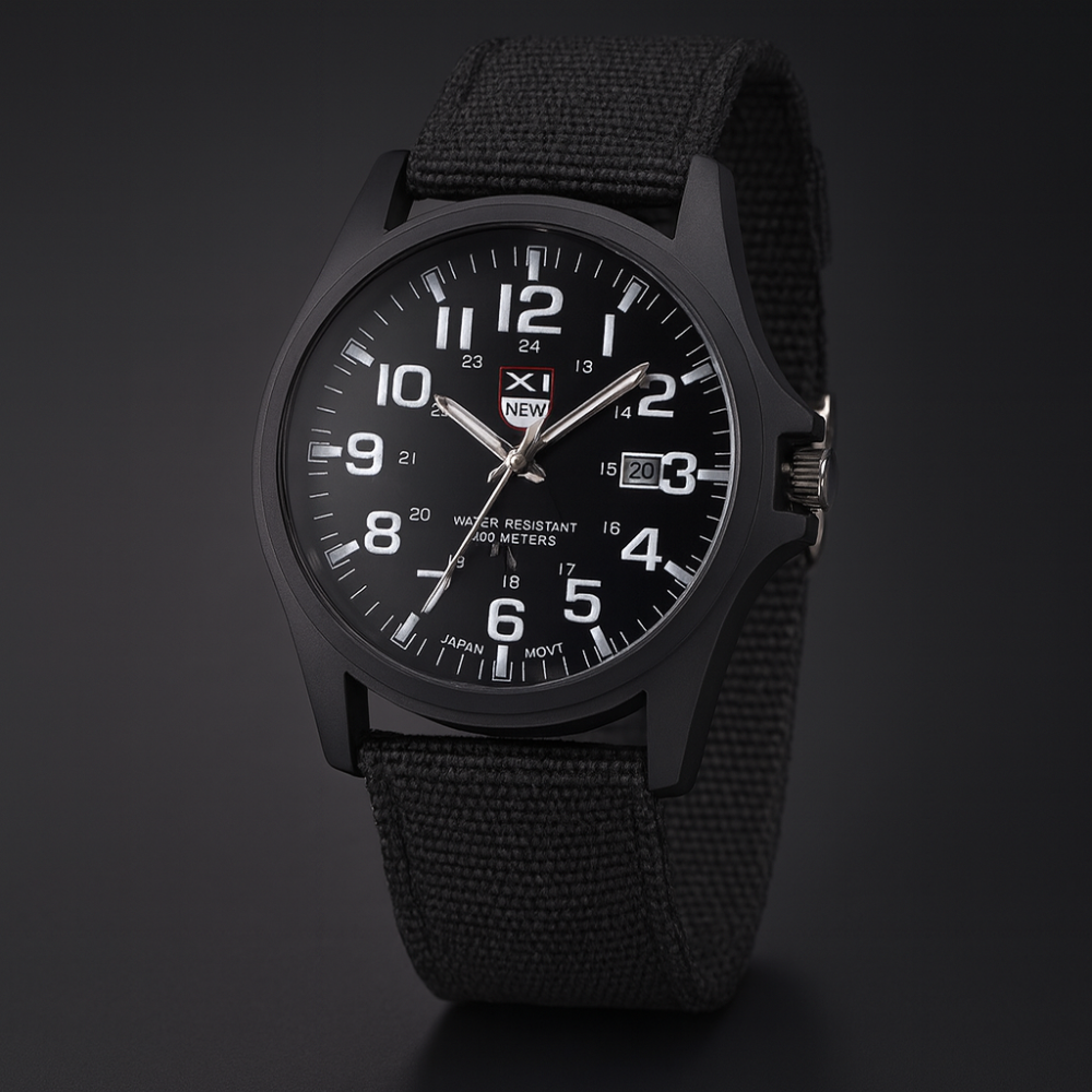 Reloj táctico militar resistente impermeable al aire libre brújula barómetro a prueba de golpes