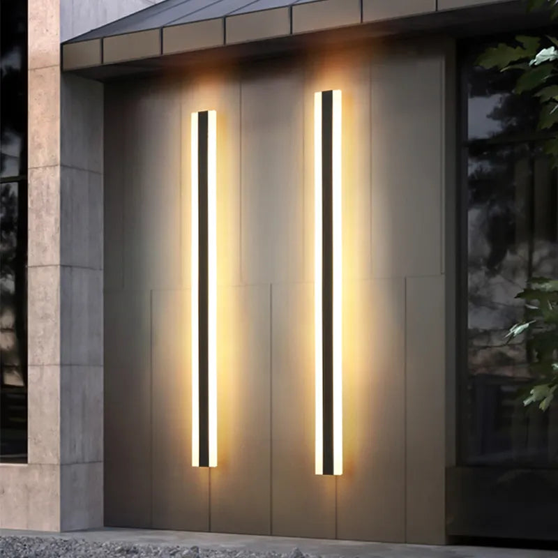 Outdoor Wall Light Modern Waterproof LED Lamp