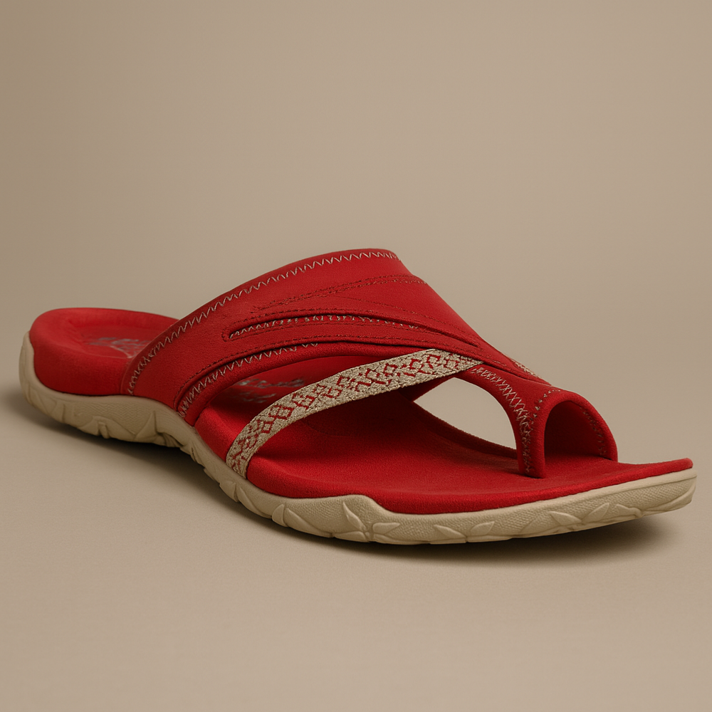 Women’s Walking Grip Sandals Flip Flops Arch Support