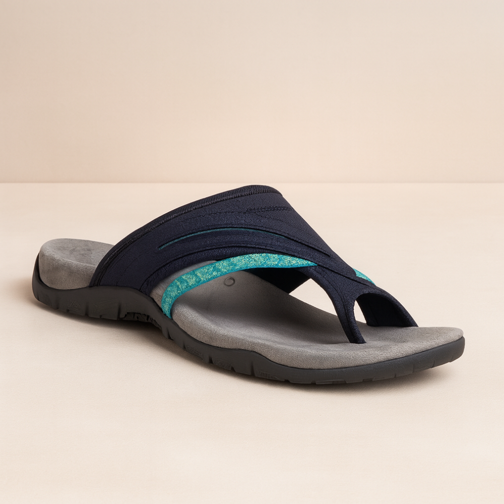 Women’s Walking Grip Sandals Flip Flops Arch Support