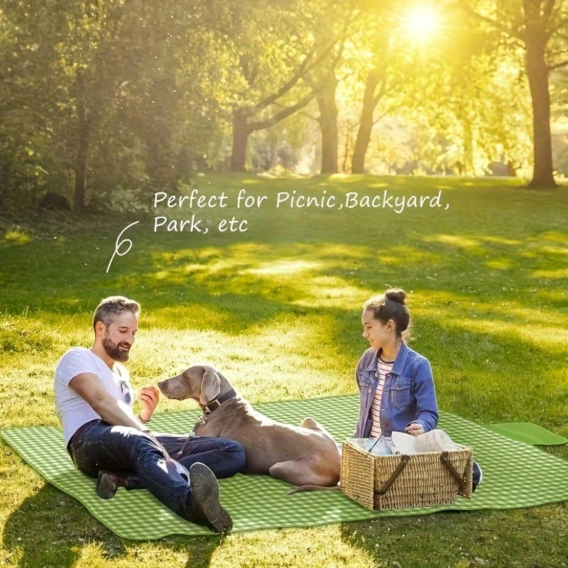 Manta de picnic impermeable y plegable para exteriores