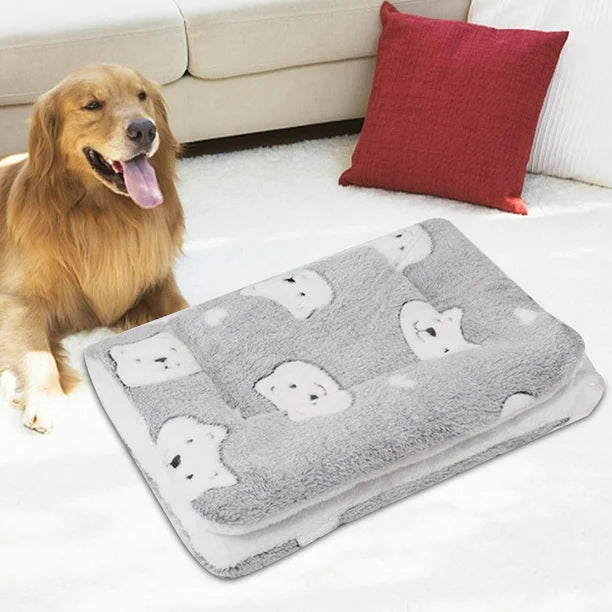Coperta per cane in peluche lavabile cuscino per animali domestici