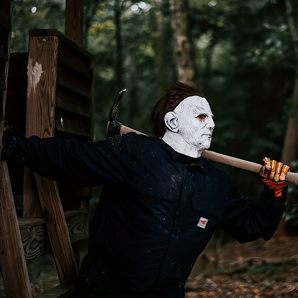 Men's Scary Horror Halloween Costume Mask | Full-Head Realistic