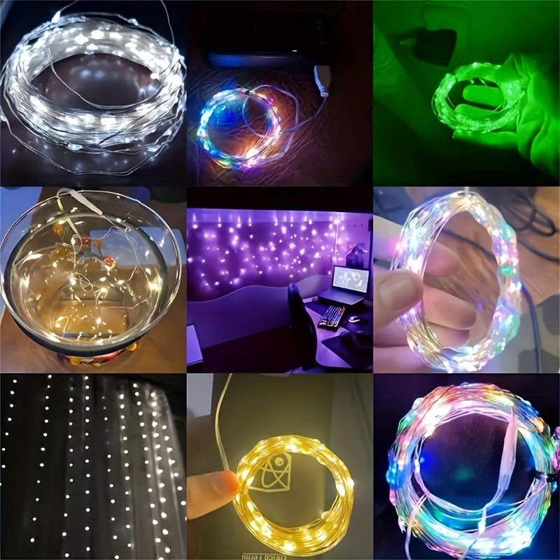 Luci a stringa Fairy a batteria bianco caldo