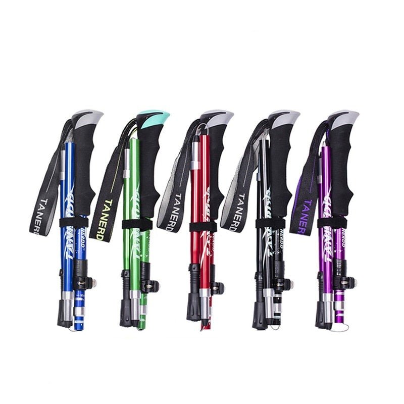 Hiking Poles Lightweight Foldable Aluminium Support