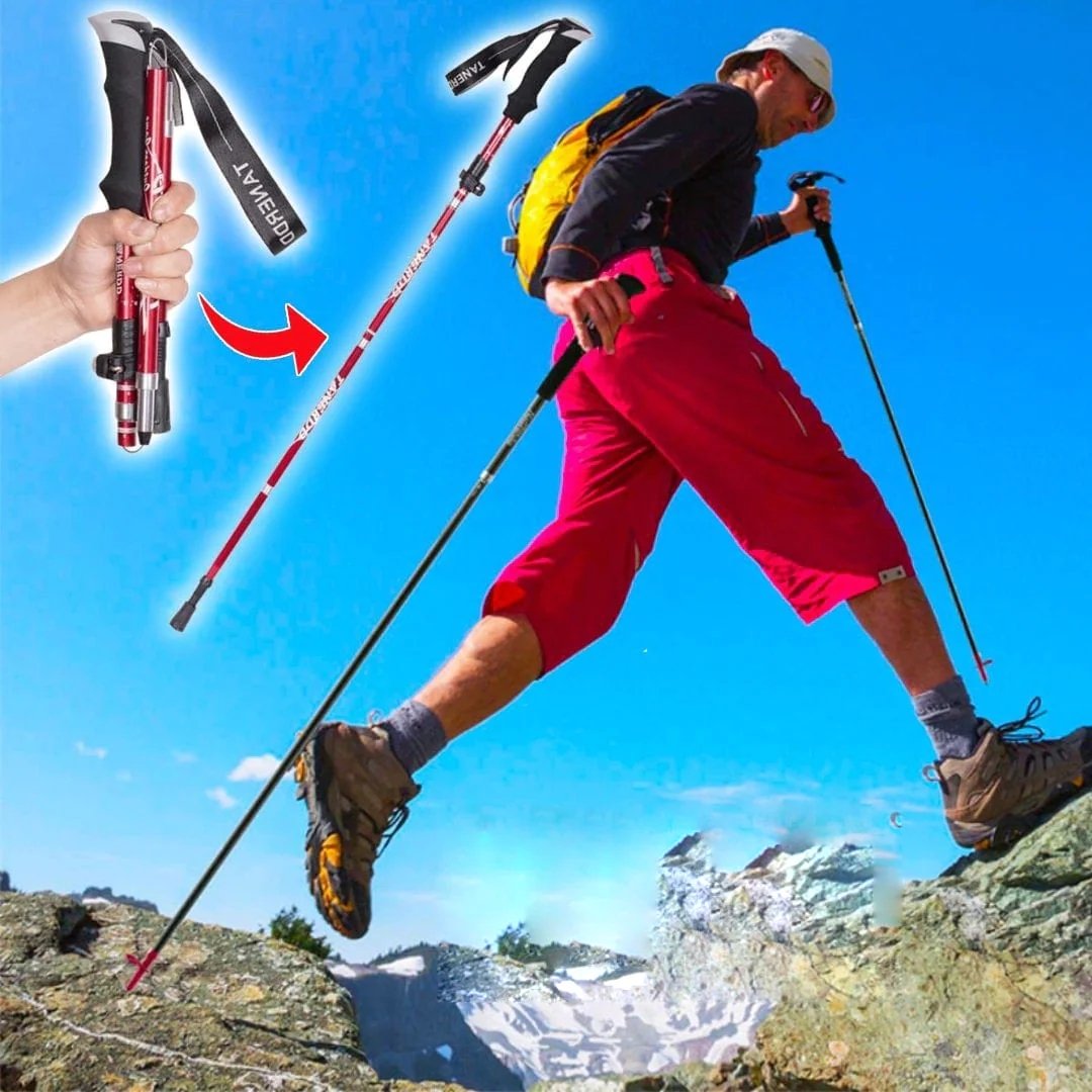 Hiking Poles Lightweight Foldable Aluminium Support