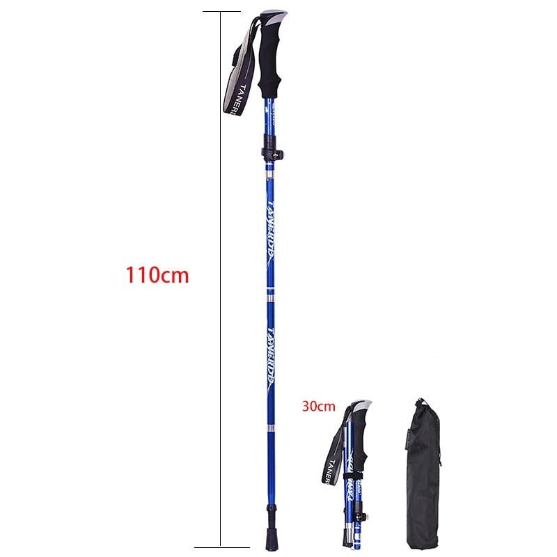 Hiking Poles Lightweight Foldable Aluminium Support