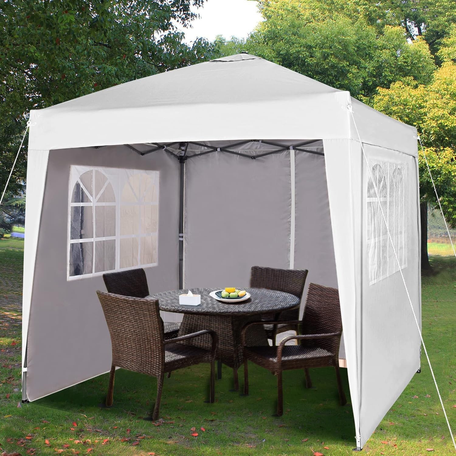 Outdoor Waterproof Gazebo Tent with Side Panels