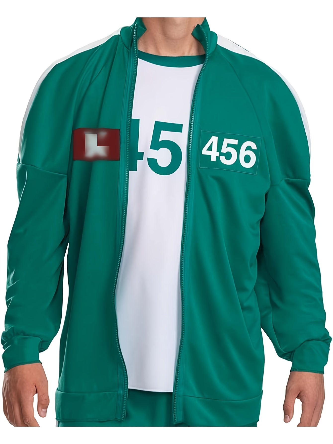 Men's Green Tracksuit Halloween Costume Tracksuit | Zip Up
