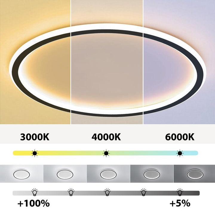 Lampada da soffitto con design moderno rotondo a LED