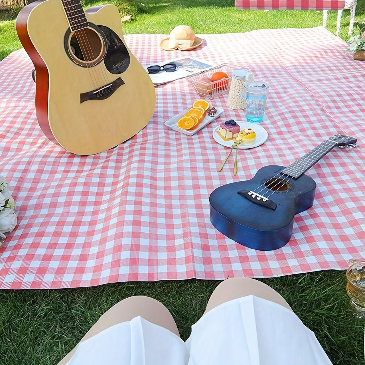 Manta de picnic impermeable y plegable para exteriores