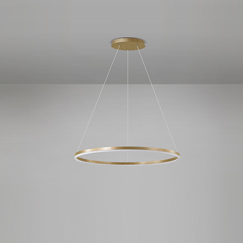 Nowoczesna czarna lampa sufitowa LED z zawieszeniem