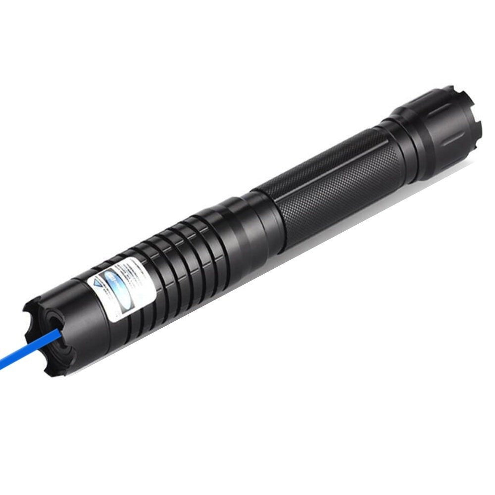 Torche laser faisceau bleu lampe de poche tactique extérieure
