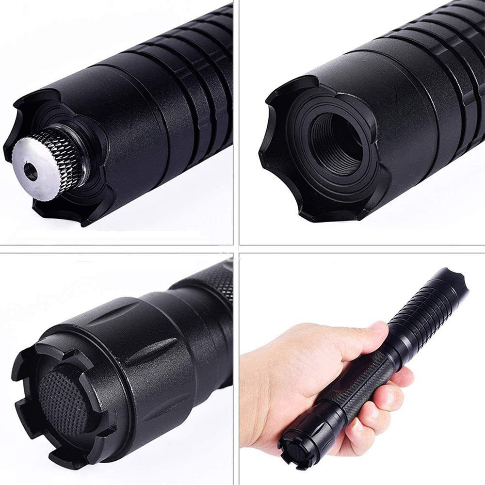 Torche laser faisceau bleu lampe de poche tactique extérieure