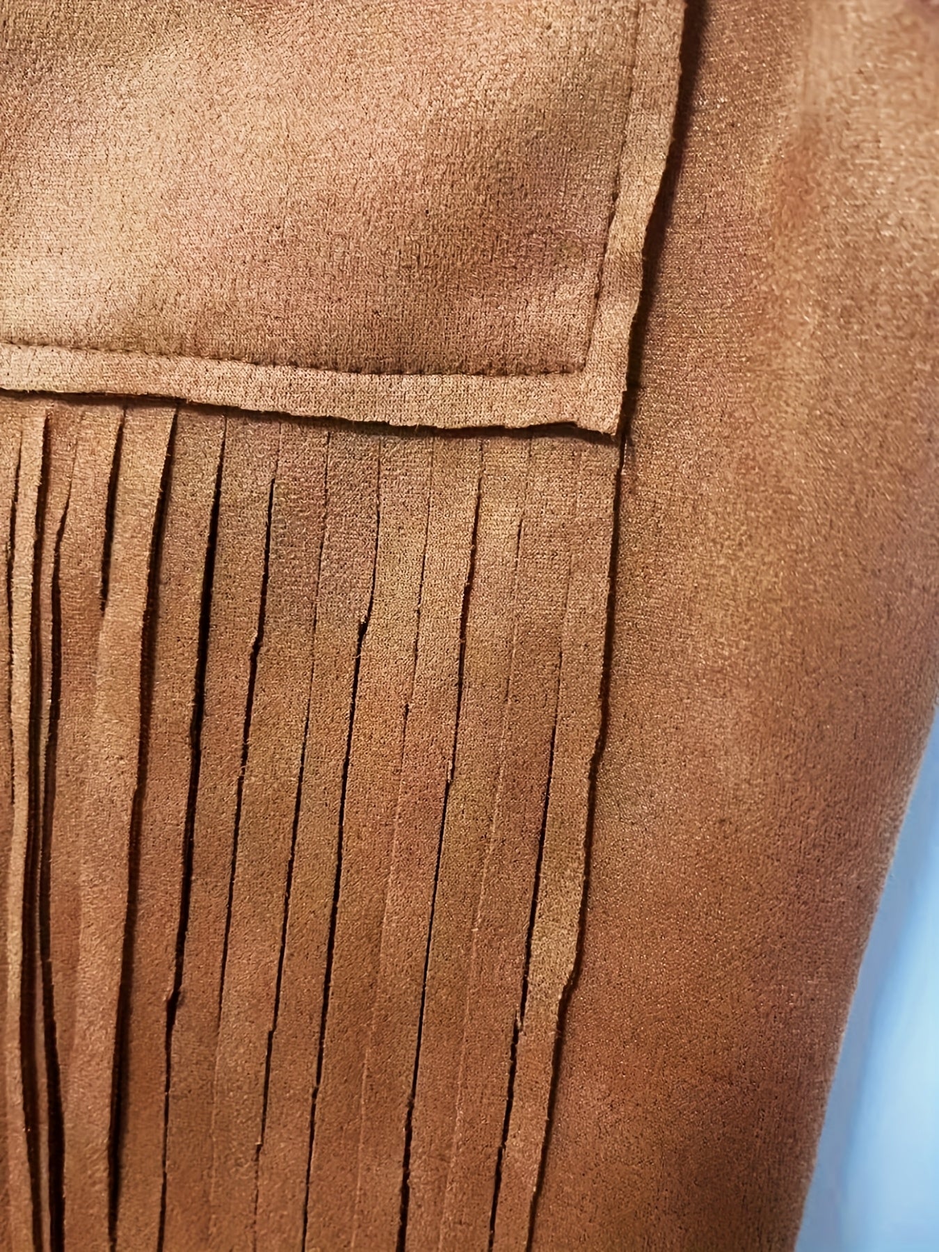 Western Halloween Cowgirl Costume Jumpsuit | Suede Fringe Sleeveless