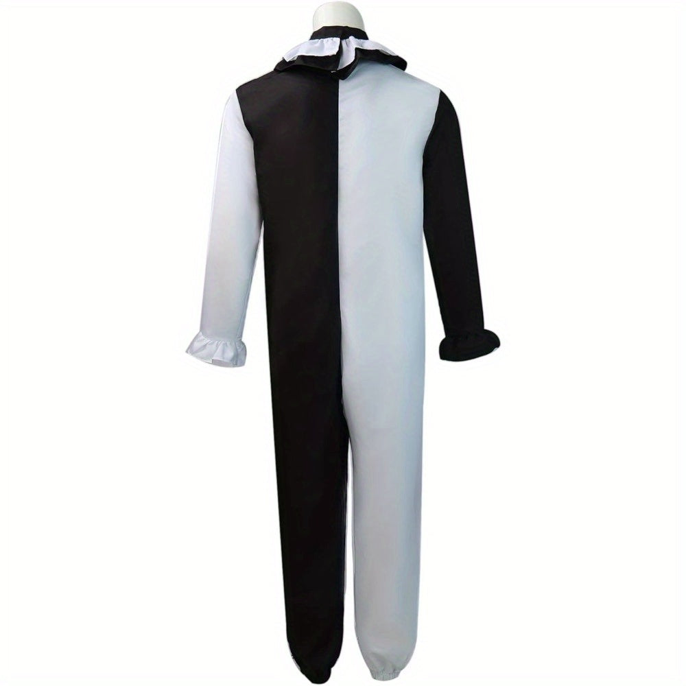 Unisex Vintage Long Sleeve Halloween Costume Jumpsuit | Pom Poms
