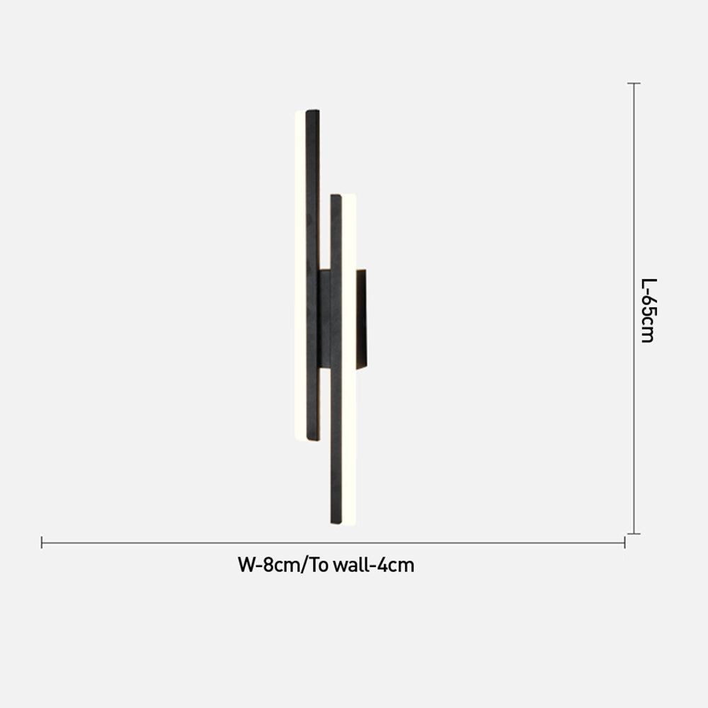 LED Wall Light Acrylic Metal Wall Sconce Lighting Fixture