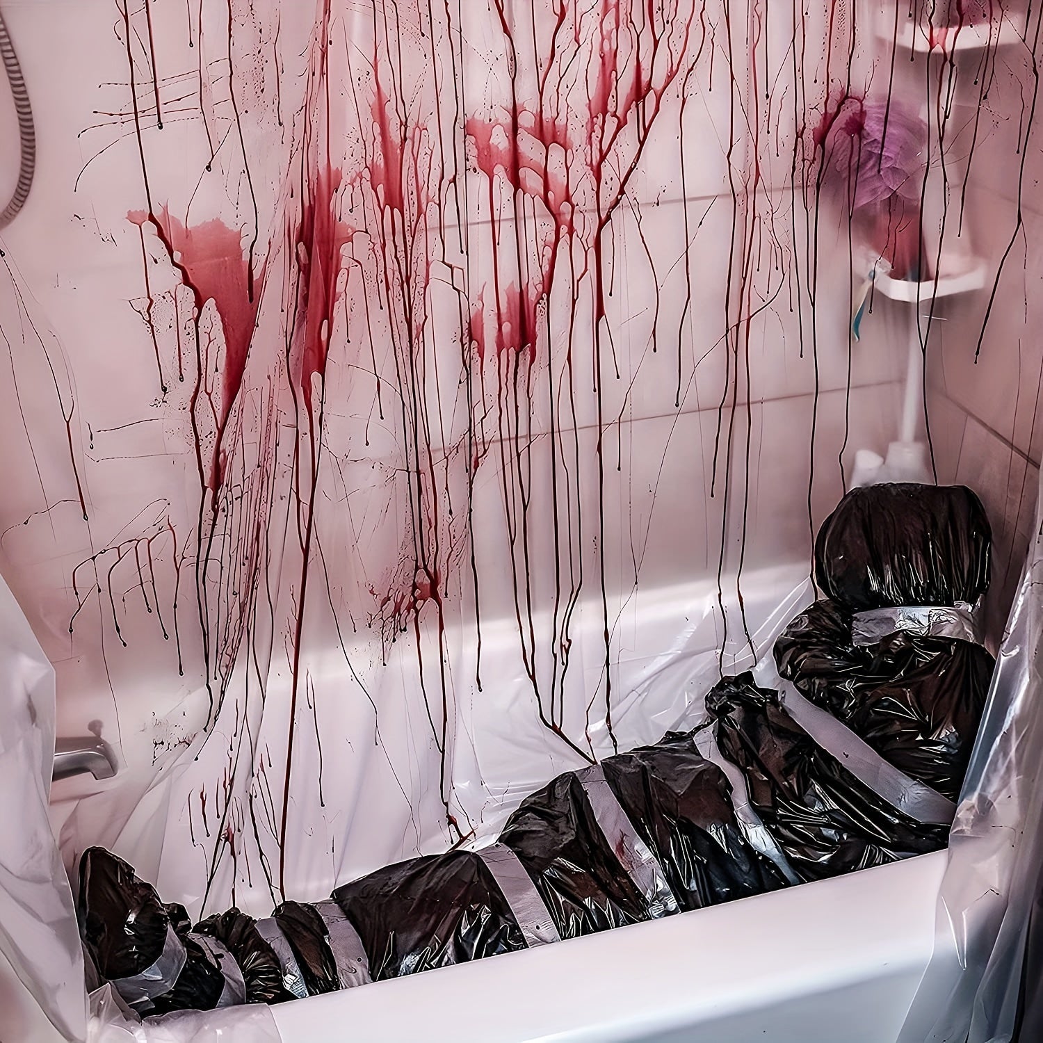 Halloweenowa wisząca nadmuchiwana dekoracja ciała | Realistyczna straszna dekoracja na zewnątrz