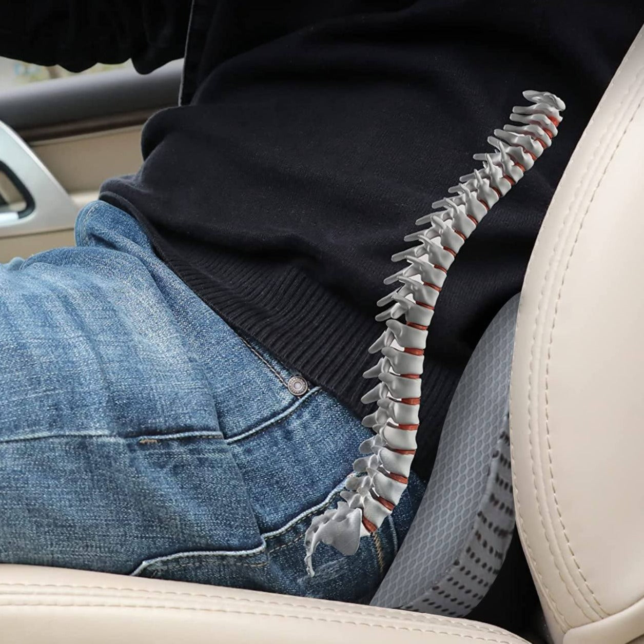 Car Seat Cushion with Memory Foam Support