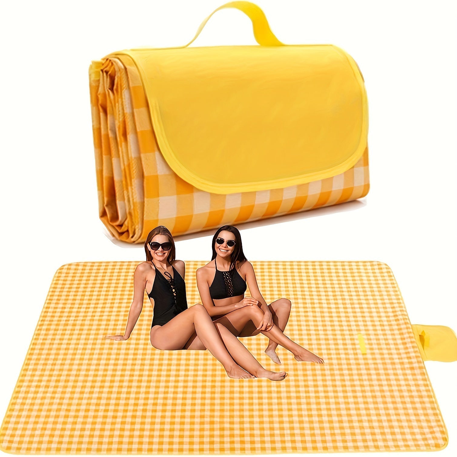Manta de picnic impermeable y plegable para exteriores