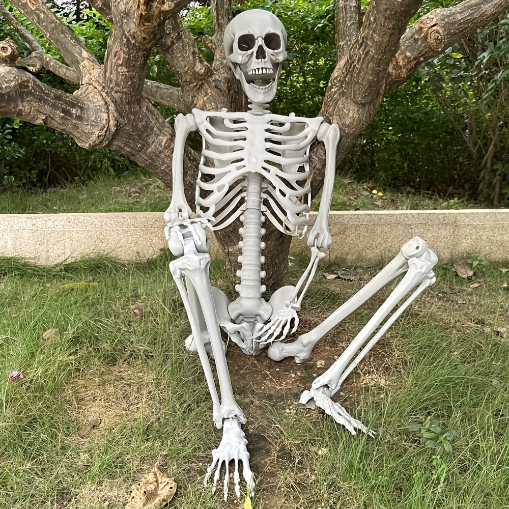 Riesige 12 Ft Halloween Skelett Dekoration | Bewegliche Lebensgroße