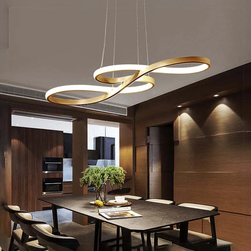 Moderne luci a soffitto a LED per sale da pranzo