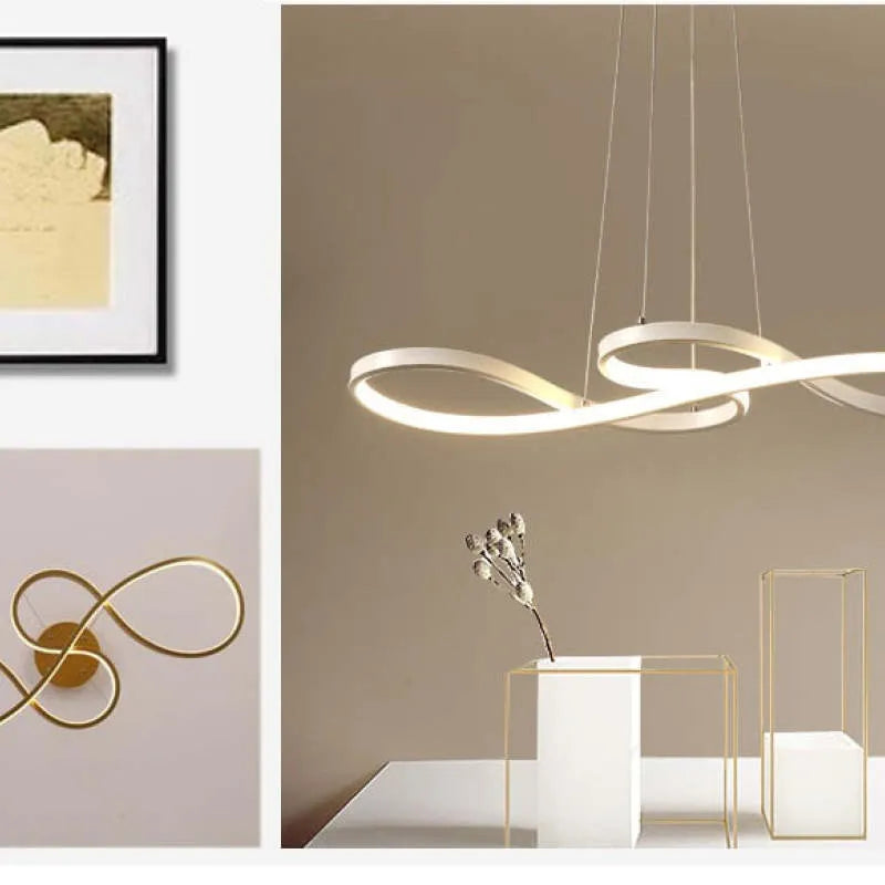 Moderne luci a soffitto a LED per sale da pranzo