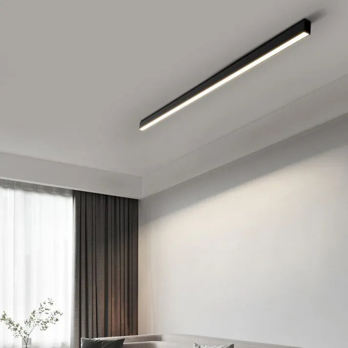 Nowoczesna lampa sufitowa LED smukły aluminiowy design