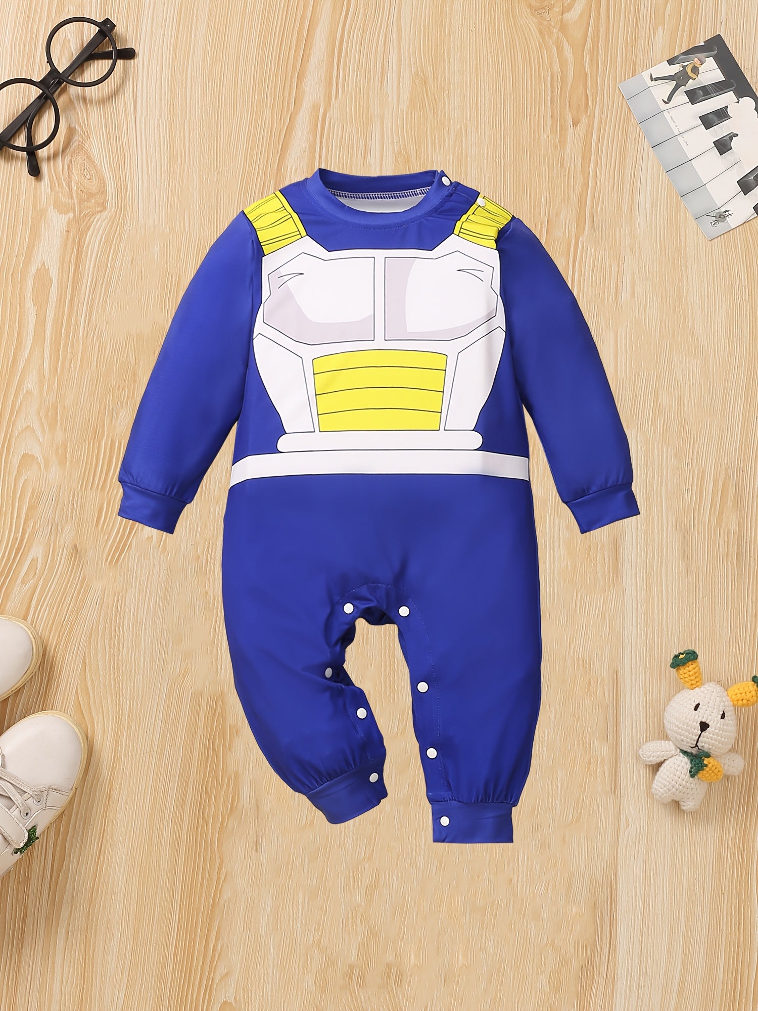 Tutina da Halloween per Bambino a Maniche Lunghe in Stile Anime | Chiusura a Scatto