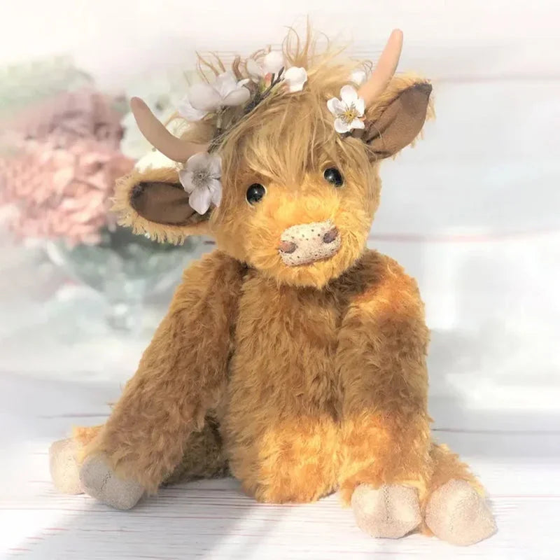 Plush Cuddle Cushion Highland Cow Toy