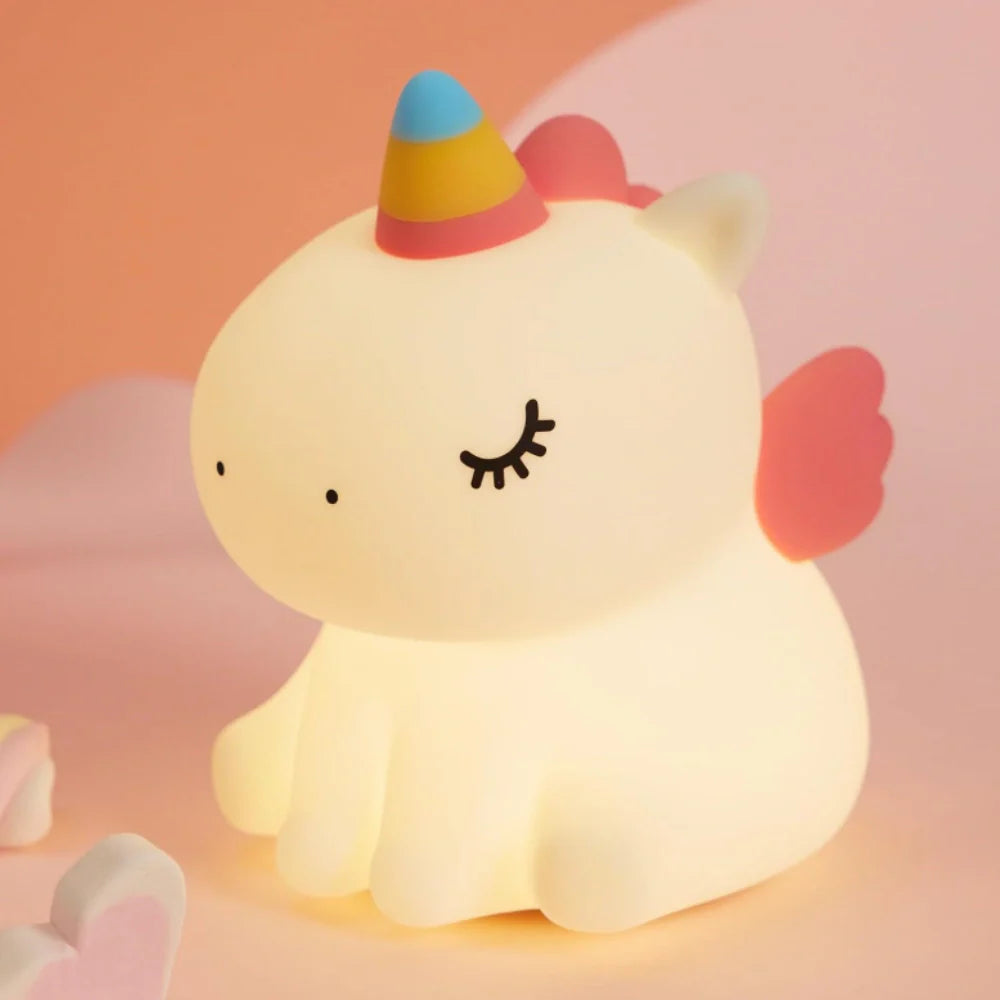 Carino Animale Silicone Luce Notturna