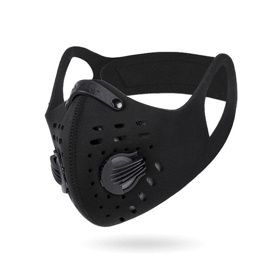 Maschera facciale traspirante in neoprene anti-inquinamento