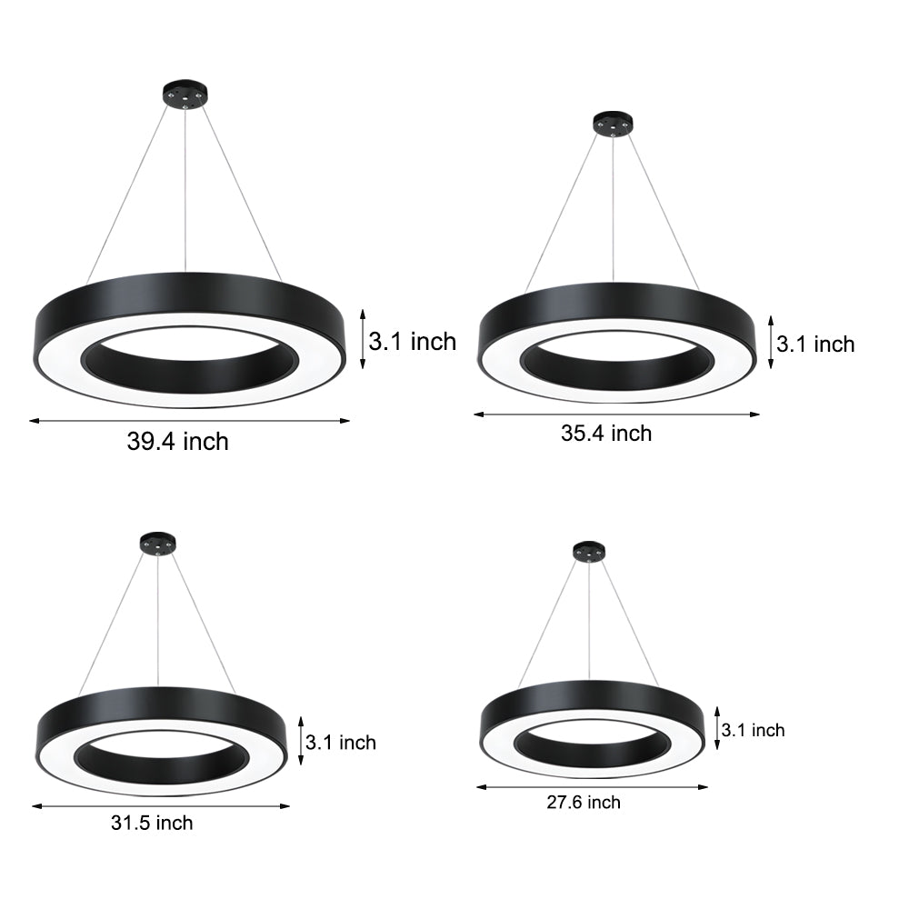 Ceiling Pendant Light Modern LED Ring Fixture