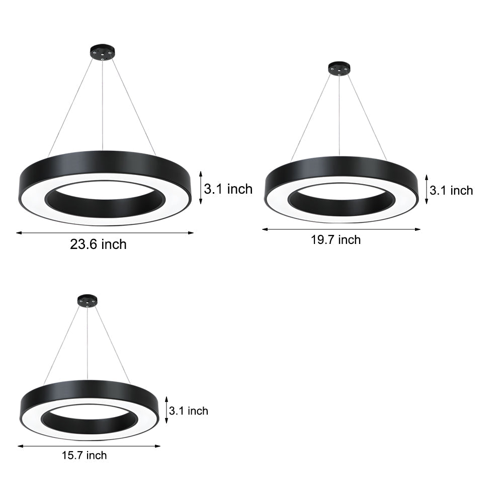 Ceiling Pendant Light Modern LED Ring Fixture