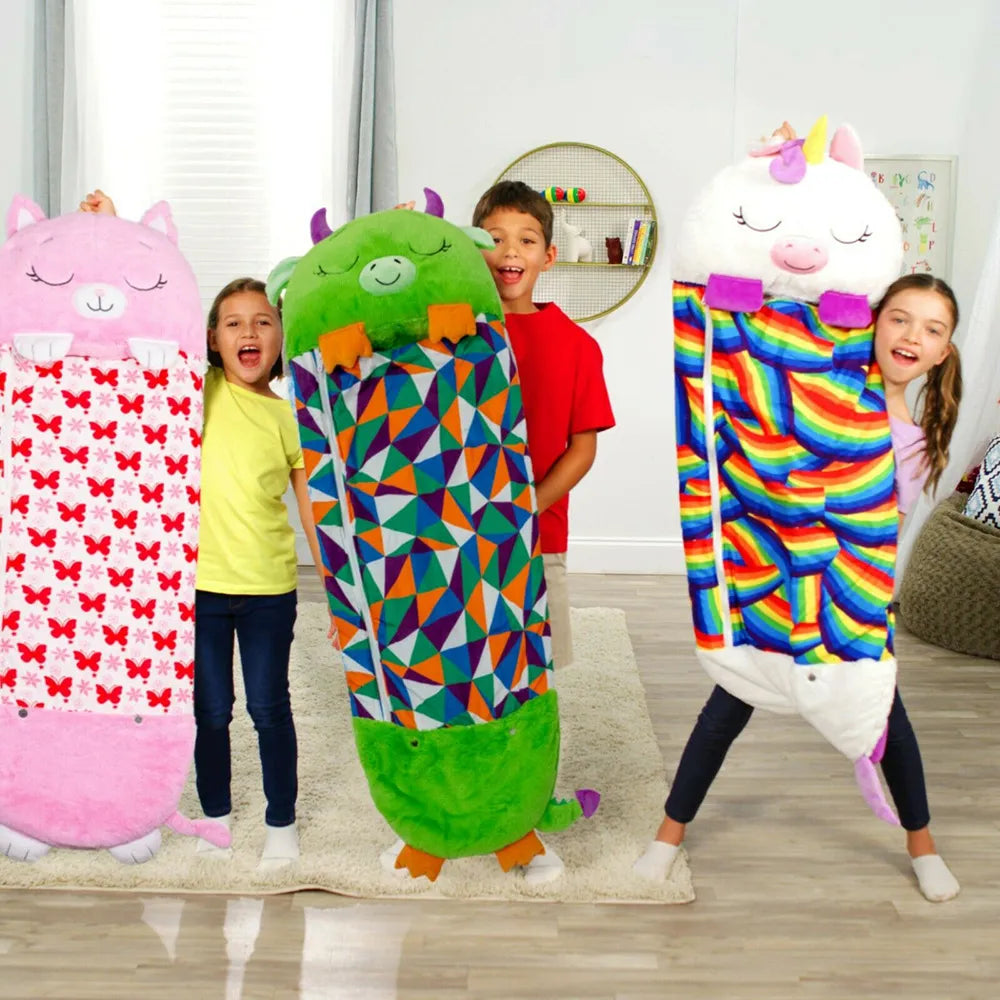 Cojín de abrazo para niños Bolsa de dormir de peluche