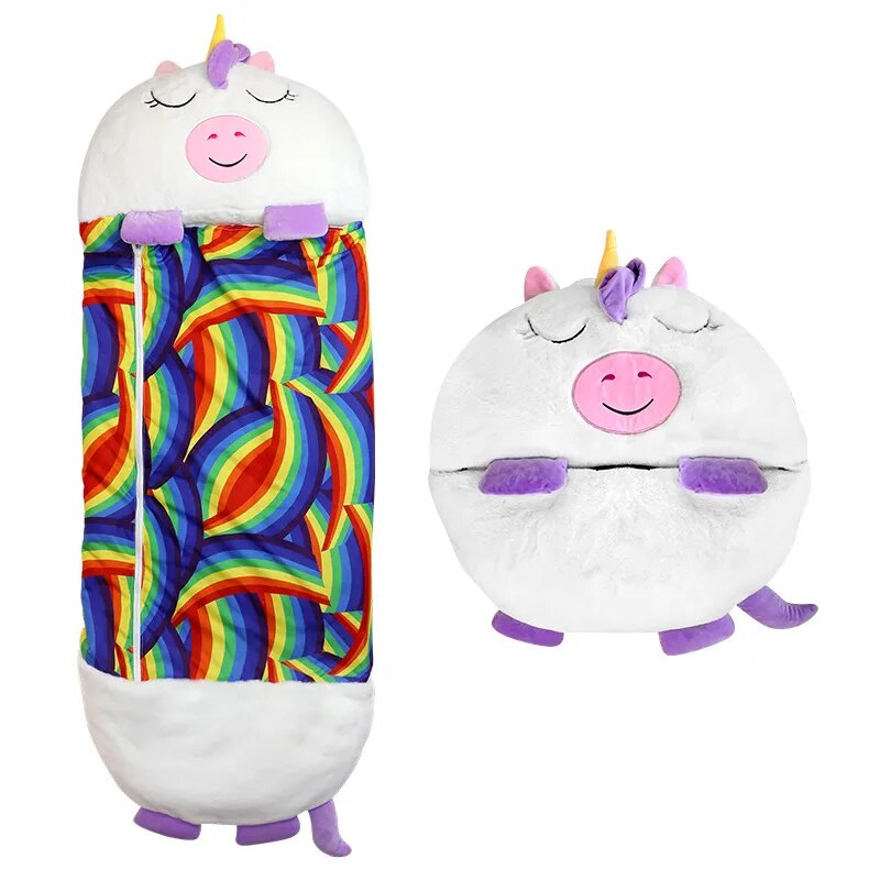 Cojín de abrazo para niños Bolsa de dormir de peluche