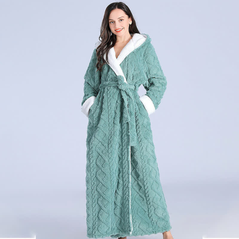 Albornoz de forro polar suave | Ropa cómoda de Sherpa suave