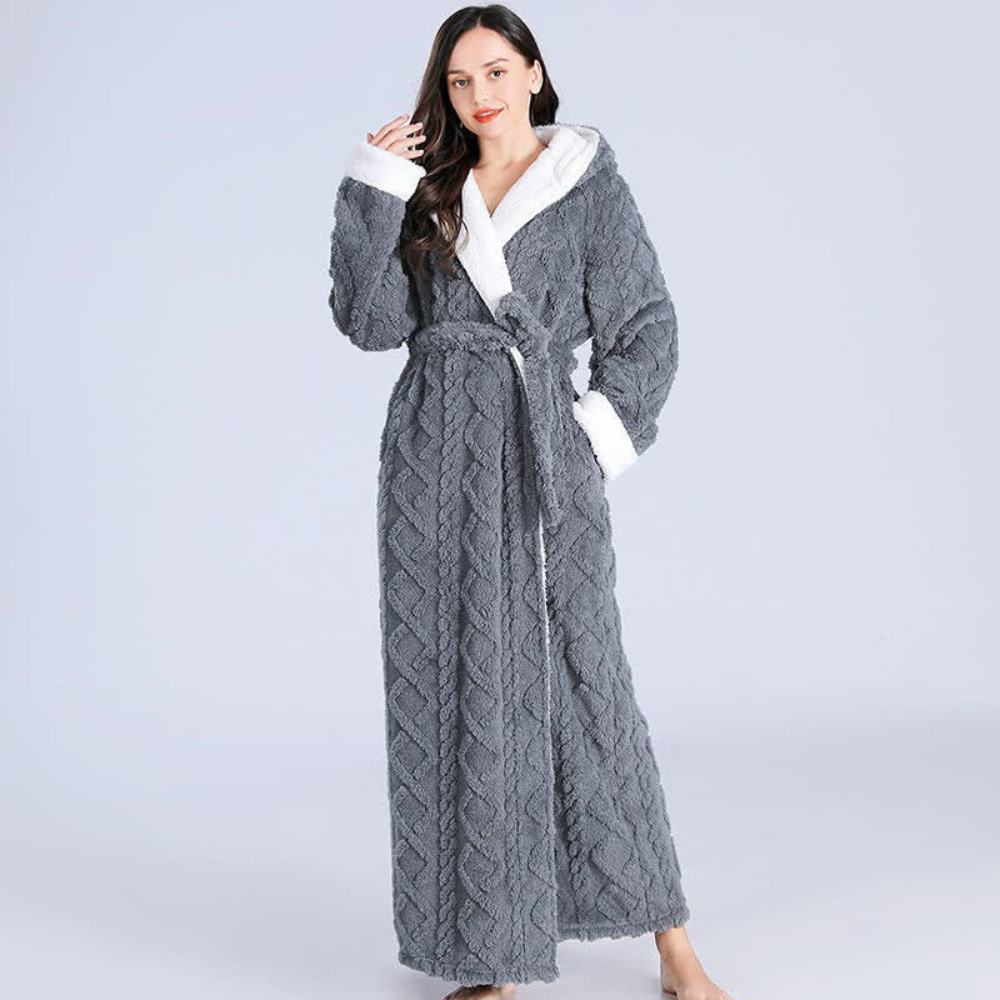 Albornoz de forro polar suave | Ropa cómoda de Sherpa suave
