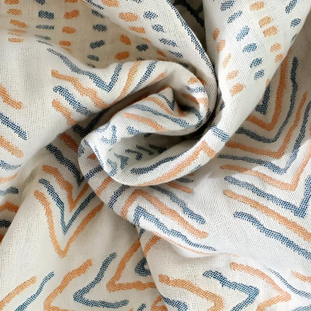 Cotton Reversible Blanket Soft Decorative Throw