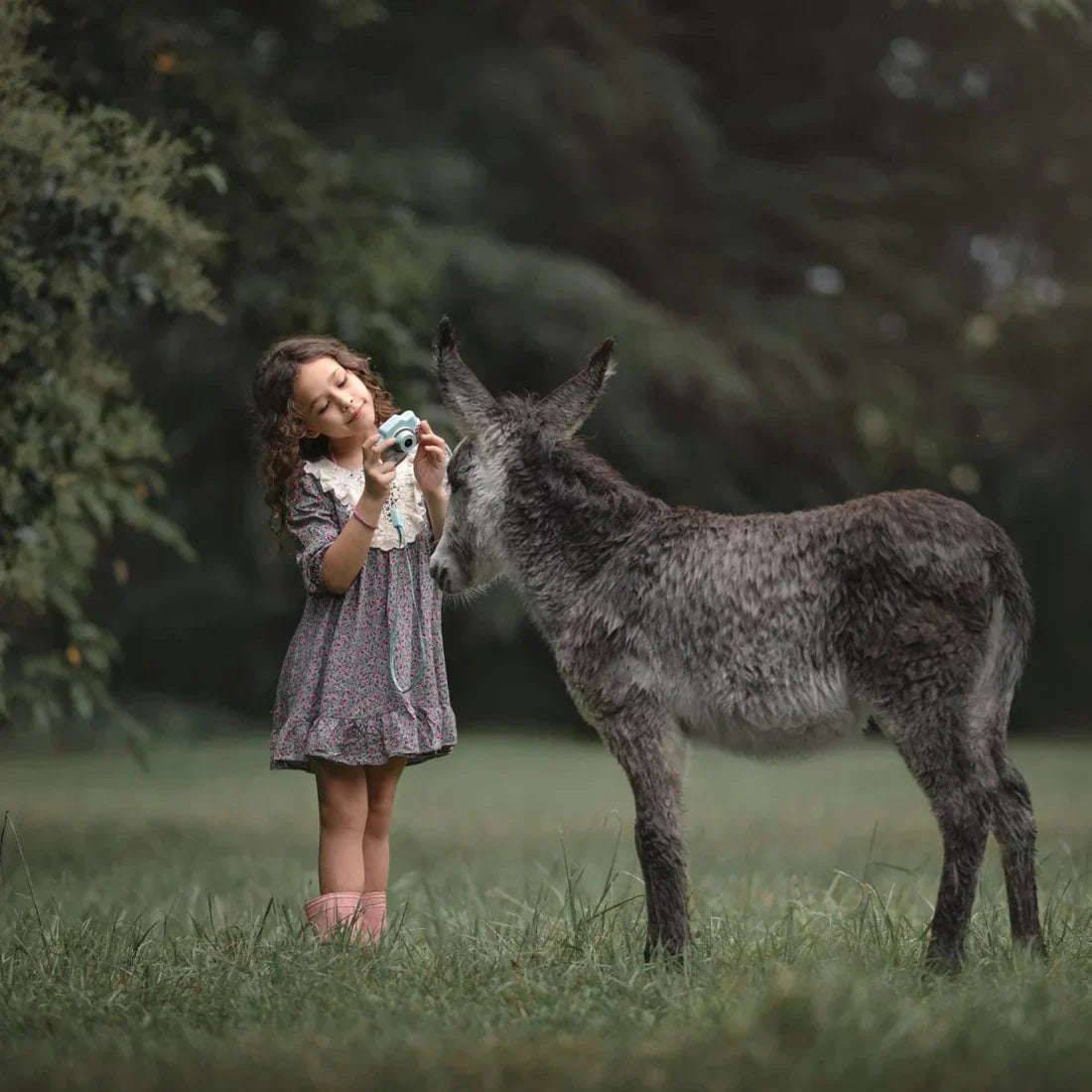 Aparat cyfrowy dla dzieci, odporny na wstrząsy, zabawka
