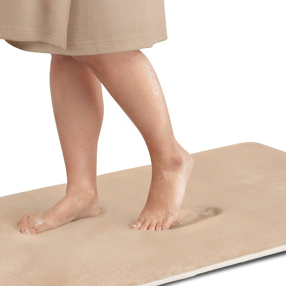 Alfombrilla de baño antideslizante de espuma viscoelástica