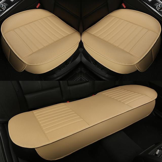 Car Seat Cushion Leather Bamboo Charcoal Pad