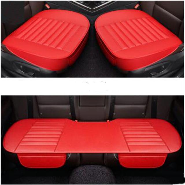 Car Seat Cushion Leather Bamboo Charcoal Pad