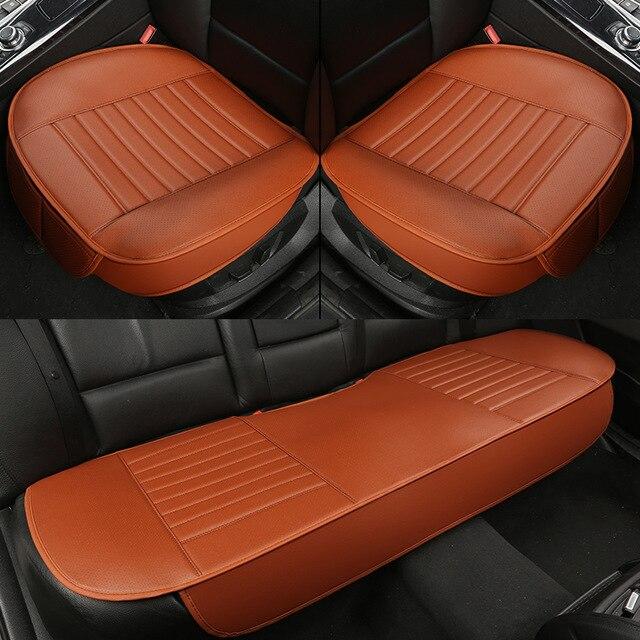 Car Seat Cushion Leather Bamboo Charcoal Pad