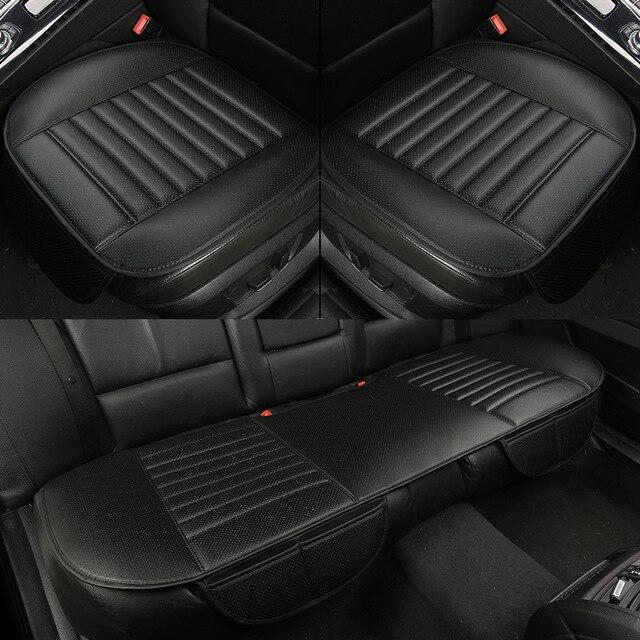 Car Seat Cushion Leather Bamboo Charcoal Pad