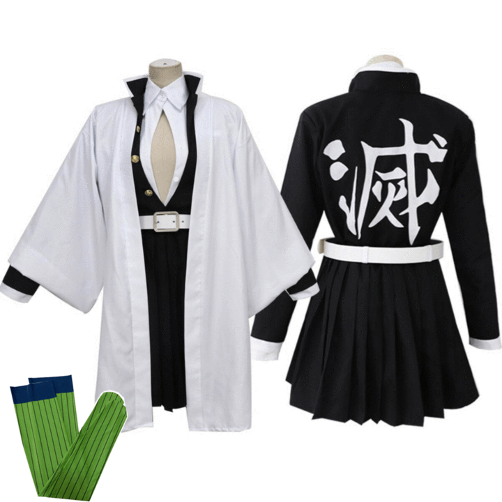 Disfraz de Halloween de Anime para Niños | Atuendo de Cosplay con Capa Kimono