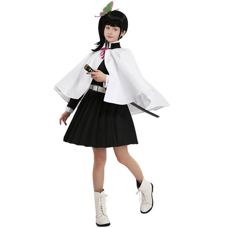 Disfraz de Halloween de Anime para Niños | Atuendo de Cosplay con Capa Kimono
